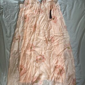 Future Collective NWT Floral Maxi Dress in Soft Pink